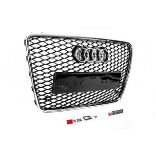 Predná maska RSQ-Style (čierna s chrómom) Audi Q7 2005–2015 fotografia 3