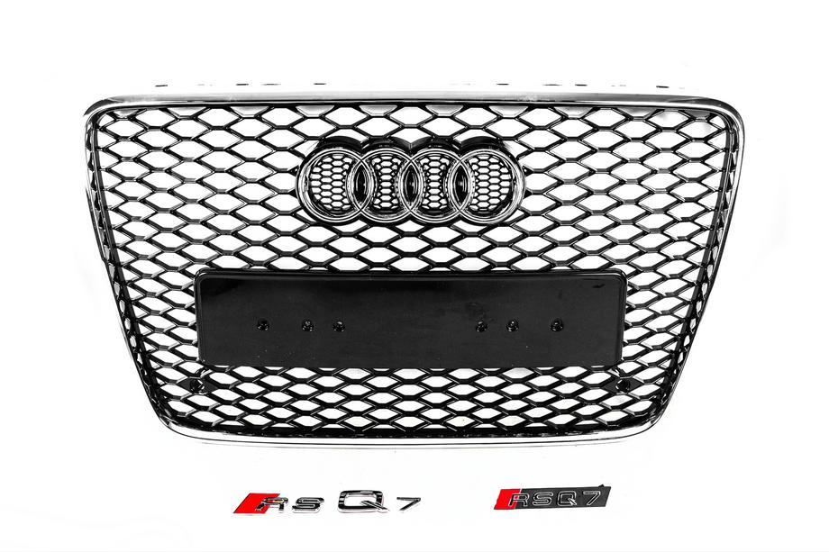 Audi Q7 2005–2015 Predná maska RSQ-Style (čierna s chrómom) Image