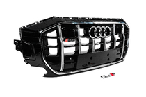 Audi Q8 2018– Predná maska SQ-Style (2018-2023, čierna s chrómom) fotografia 3