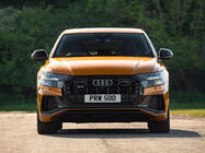 Audi Q8 2018– Predná maska chladiča SQ-Style (2018-2023, čierna) fotografia 1