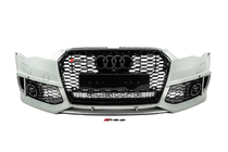 Audi A6 C7 2011–2017 Predný nárazník s čiernou mriežkou RS6-Style (2014–2017) fotografia 1
