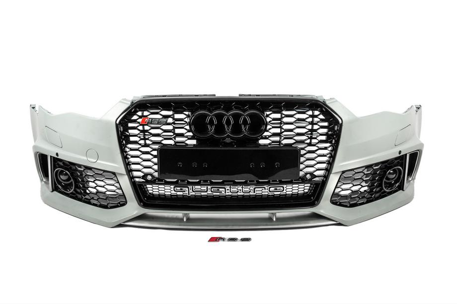 Audi A6 C7 2011–2017 Predný nárazník s čiernou mriežkou RS6-Style (2014–2017) Image