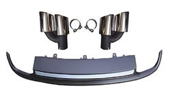 Audi A7 2010–2018 Zadný difúzor s koncovkami RS-Style (2010-2014, dvojitý výfuk) fotografia 1