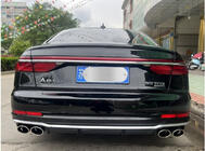 Audi A8 2018– Zadný difúzor s výfukovými koncovkami S-Style (2022+) fotografia 1