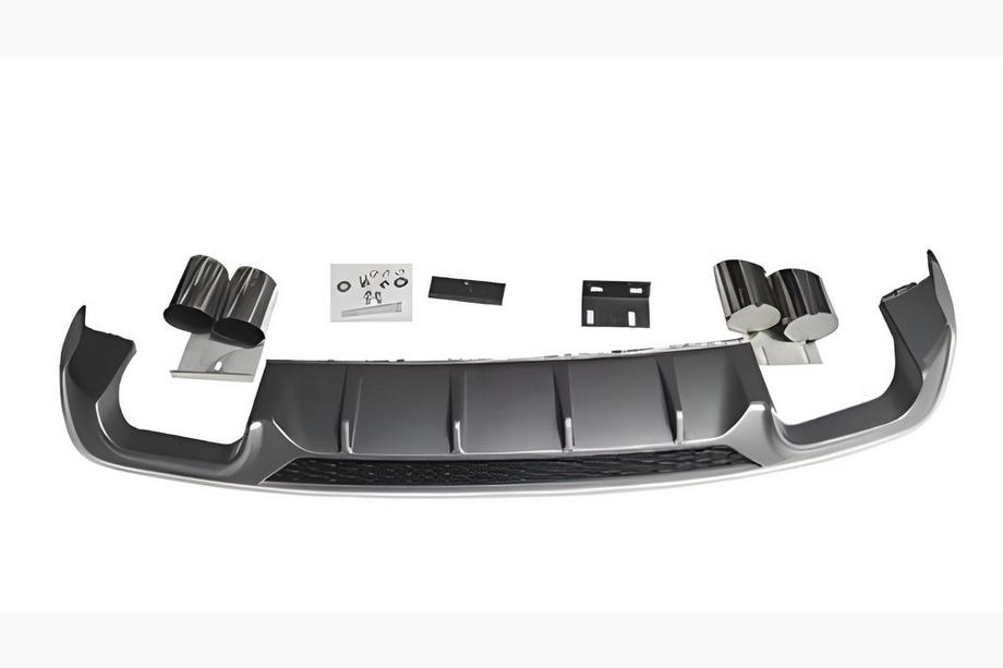 Audi A3 2012–2020 Zadný difúzor s koncovkami výfuku V-2 (pre S/S-Line, 2016-2020) Image