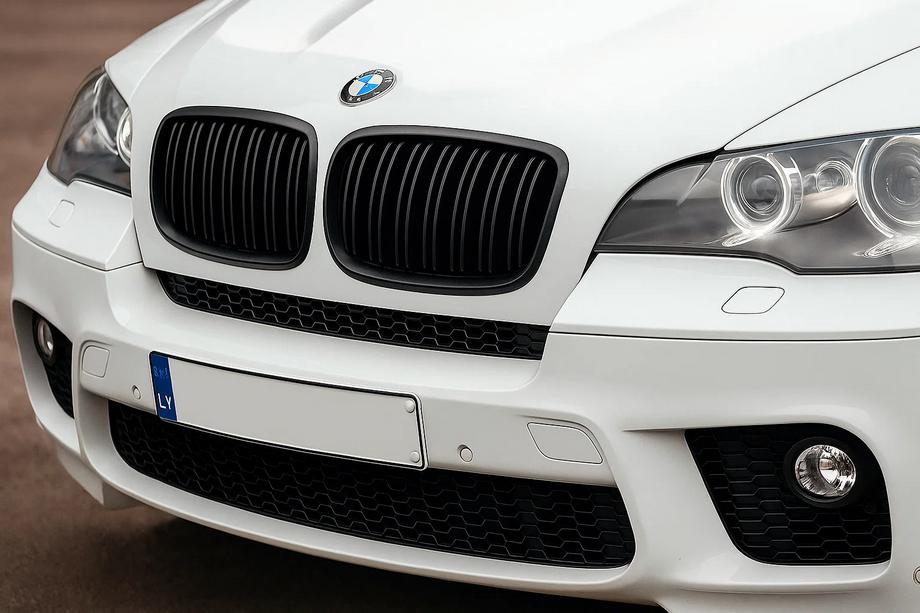 BMW X6 E71 2008–2014 Obličkové mriežky M-Look V1 (lesklá čierna) Image
