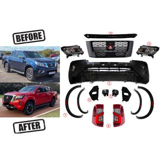 Facelift (restyling) upgrade sada na verziu 2021 (pre ročníky 2015–2020) Nissan Navara/NP300 2016– fotografia 2