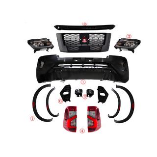 Facelift (restyling) upgrade sada na verziu 2021 (pre ročníky 2015–2020) Nissan Navara/NP300 2016– fotografia 4
