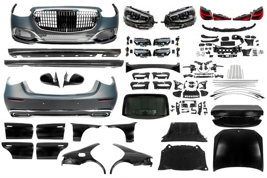 Mercedes S-class W221 2005–2013 Restylingový set pre W223 Maybach (s kľučkami dverí a vložkami) Image