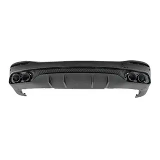 Zadný difúzor s koncovkami výfuku GLE53 Black (2018-2026) fotografia 3
