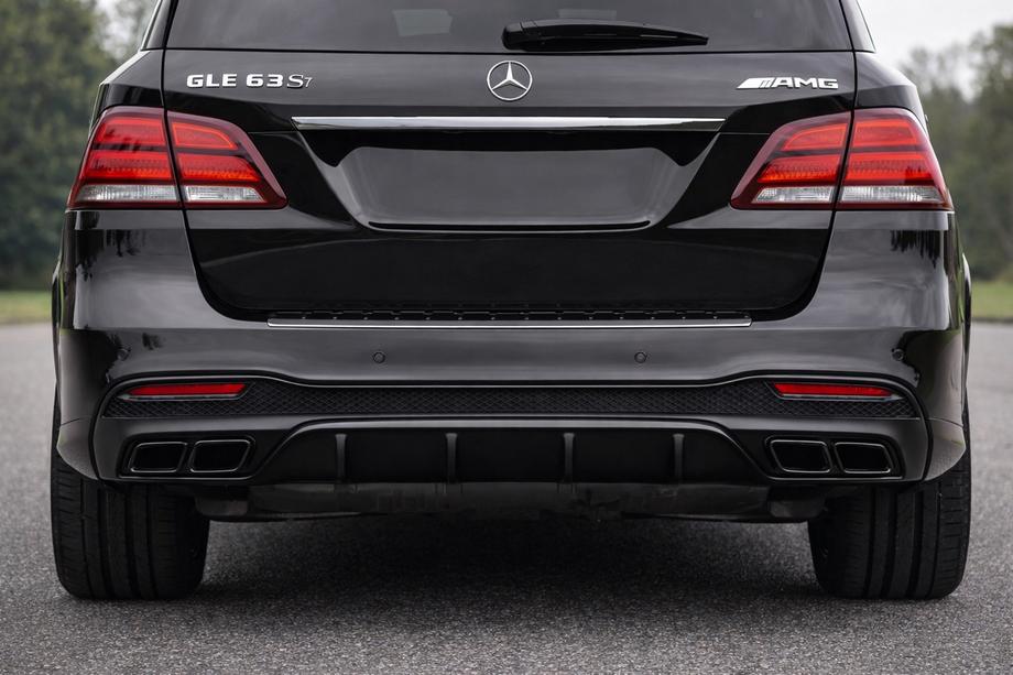 Mercedes GLE/ML class W166 2011–2018 Zadný difúzor pre GLE (dizajn GLE63 Black) Image