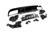 Mercedes C-class W205 2014–2021 Zadný difúzor s koncovkami výfuku, čierny (Dizajn C63 2018-2021) fotografia 5