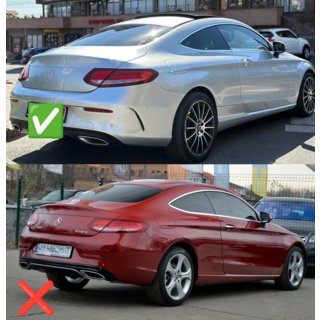 Zadný difúzor s koncovkami Black (pre Coupe dizajn AMG63) fotografia 3