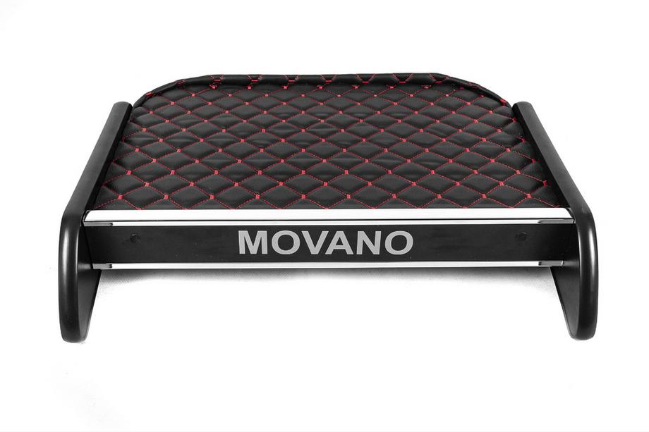 Opel Movano 2010–2021 Polička na palubnú dosku (čierna s červeným prešívaním) Image