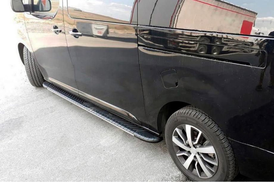 Opel Vivaro 2019– Bočné nášľapy Bosphorus Grey (2 ks, hliník) Image