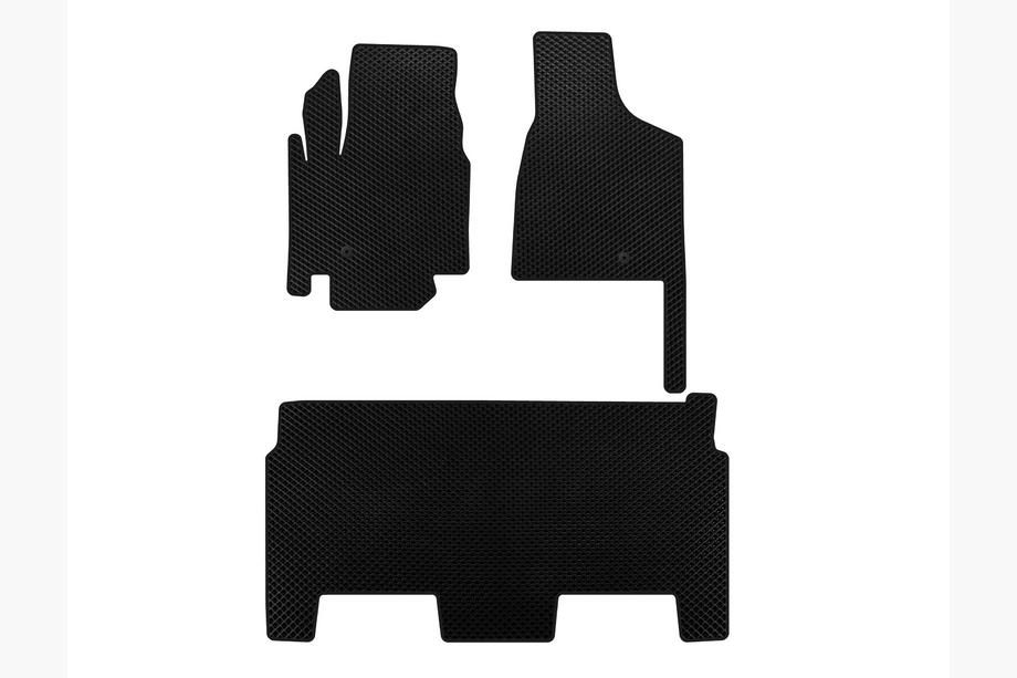 Dodge Grand Caravan V 2008–2020 EVA rohože do interiéru (2008-2020, 2 rady, 8-miestne/Výbava SXT, čierne) Image