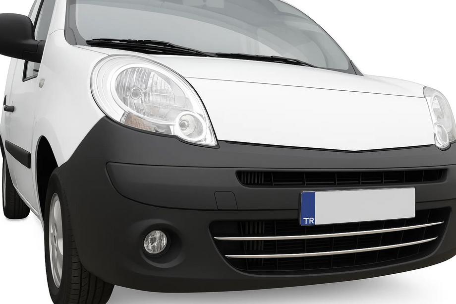 Renault Kangoo 2008–2020 Ochranné lišty na predný nárazník (2 ks, nerez) Image