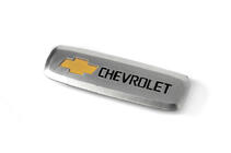 Chevrolet Hliníkový štítok na autokoberce (1 ks) fotografia 1