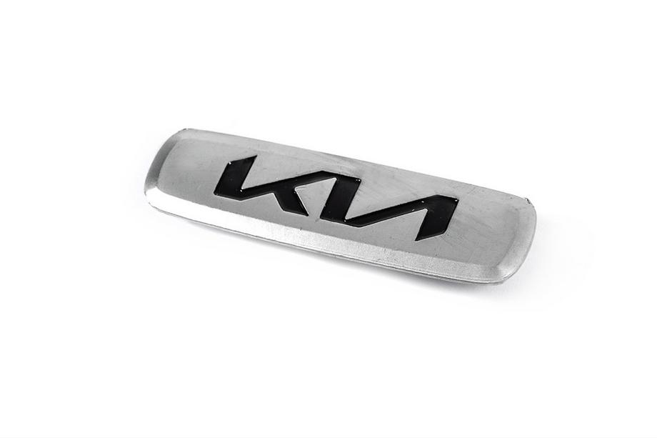 KIA Hliníkový štítok na autorohože V-2 (1 ks) Fotografia 1