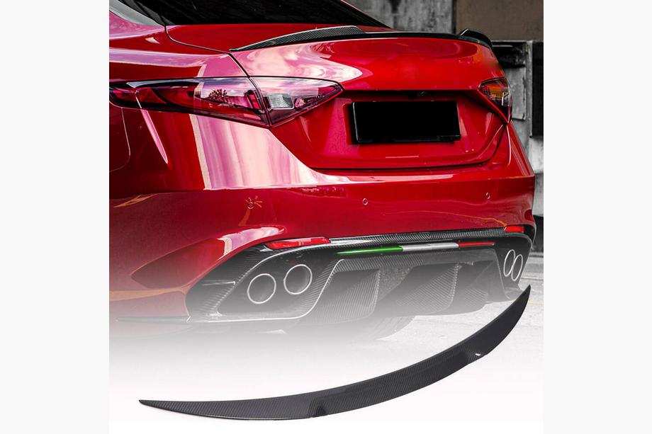 Alfa Romeo Giulia 2016–2022 Spojler V5 (suchý karbón) Fotografia 1