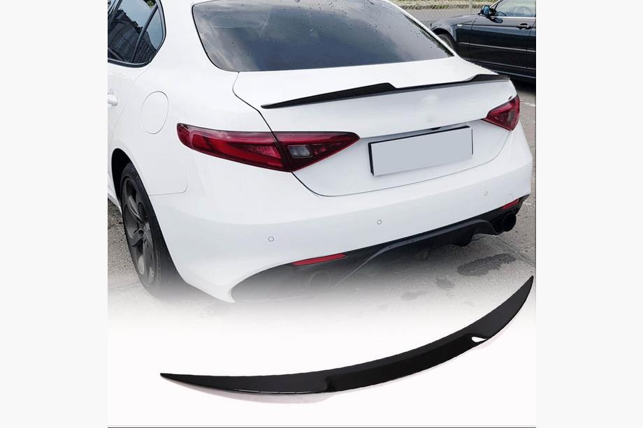 Alfa Romeo Giulia 2016–2022 Spojler V1 (plast) Fotografia 1