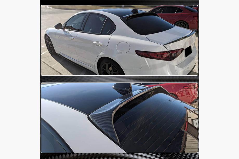 Alfa Romeo Giulia 2016–2022 Spojlerová lišta V2 (karbón) Fotografia 2