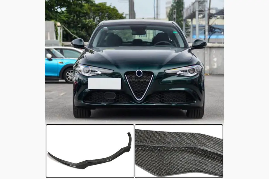 Alfa Romeo Giulia 2016–2022 Predný nárazníkový lip spojler Lip V1 (pre Base, Carbon) Image