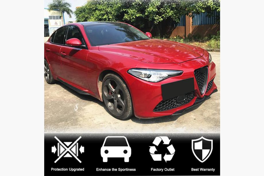 Alfa Romeo Giulia 2016–2022 Predný nárazníkový lip spojler (pre Sport, karbón) Fotografia 4