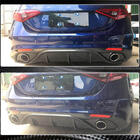 Alfa Romeo Giulia 2016–2022 Difúzor zadného nárazníka (pre Sport, karbón) fotografia 5
