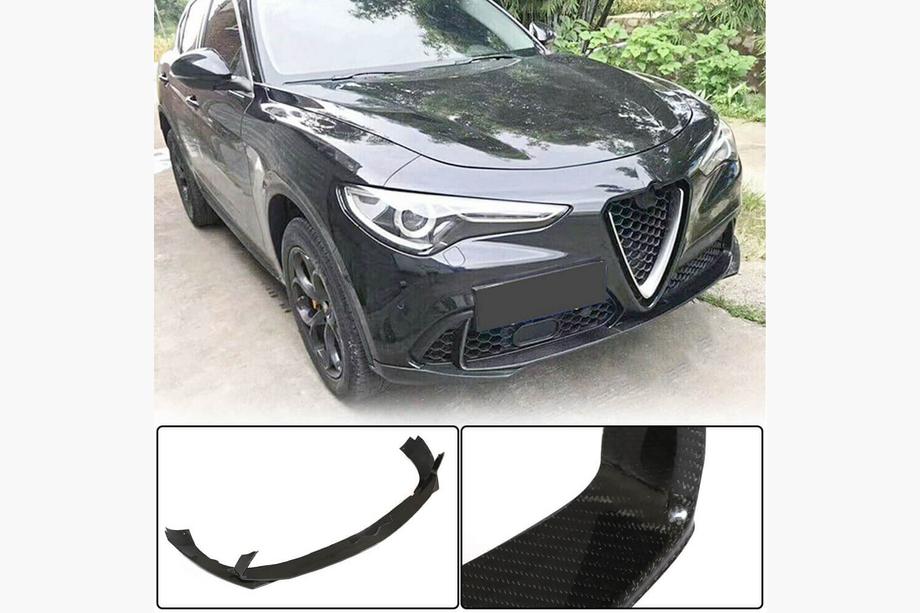 Alfa Romeo Stelvio 2016– Predný lip spojler (pre Base, 2017-2023, karbón) Image
