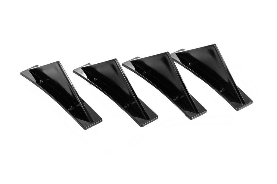 Univerzálny zadný difúzor Type G (4 ks, čierny lesklý, ABS plast) Fotografia 1