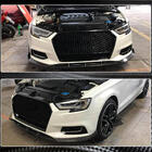 Audi A3 2012–2020 Predný splitter Lip V1 (pre Base 2017-2020 Sedan, karbón) fotografia 5