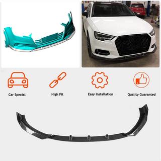 Predný splitter Lip V1 (pre Base 2017-2020 Sedan, karbón) Audi A3 2012–2020 fotografia 2