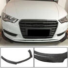 Audi A3 2012–2020 Lip spojler predného nárazníka Lip V1 (pre Base 2012-2016 Sedan, karbón) fotografia 1