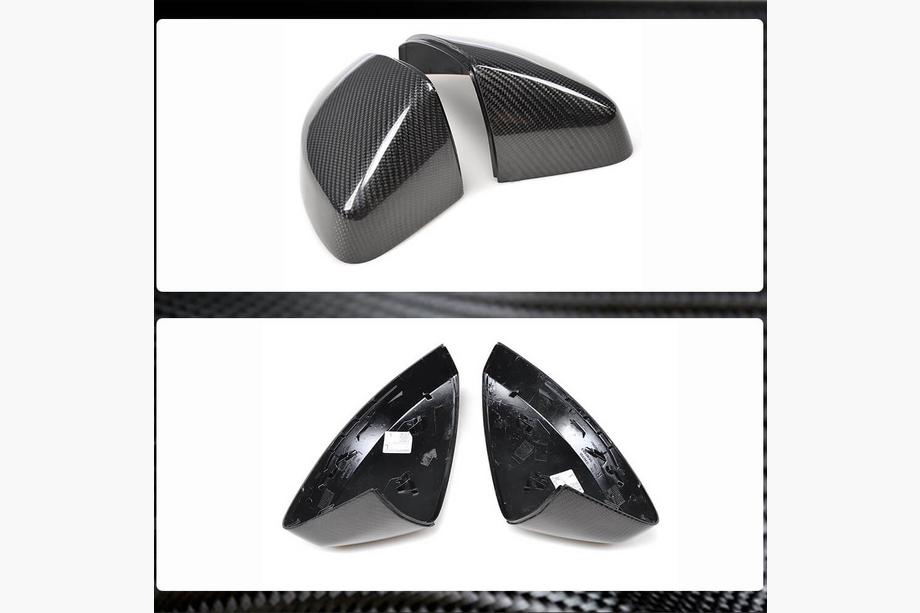Audi A3 2012–2020 Kryty zrkadiel Replacement Style (Karbon) V2 Fotografia 4
