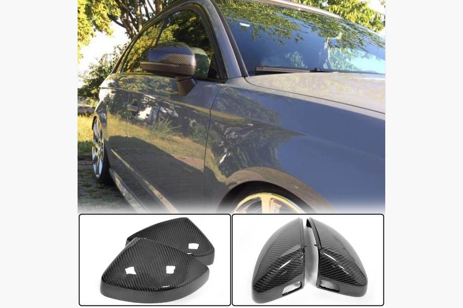 Audi A3 2012–2020 Kryty zrkadiel Replacement Style (Karbon) V2 Fotografia 6