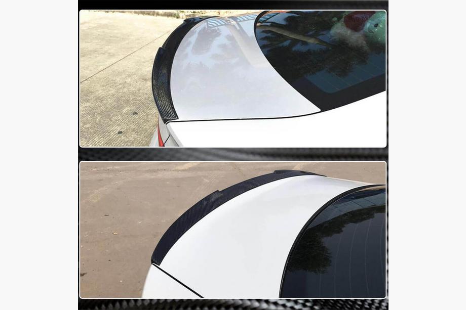 Audi A3 2012–2020 Spojler V2 (pre sedan, karbón) Fotografia 4
