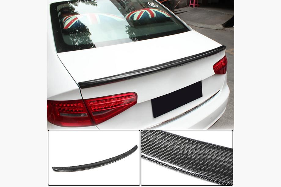 Audi A4 B8 2007–2015 Spojler V2 (pre Base 2011-2015, karbón) Image