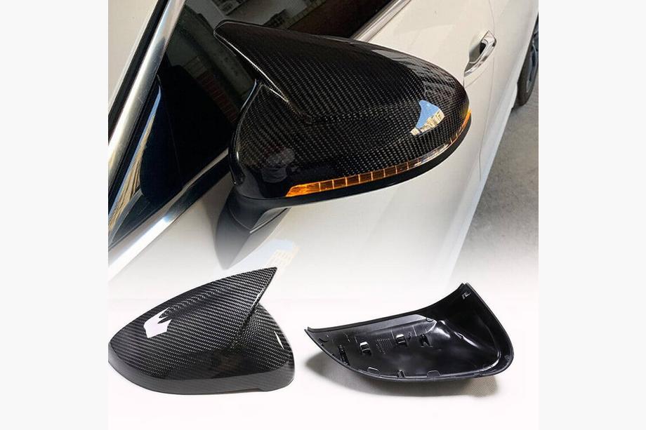 Audi A4 B9 2015–2024 Kryty zrkadiel Replacement Style (Karbon) V2 Fotografia 1