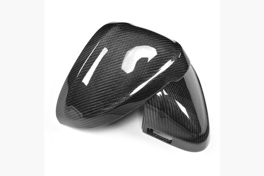 Audi A4 B9 2015–2024 Kryty zrkadiel Replacement Style (Karbon) V2 Fotografia 1