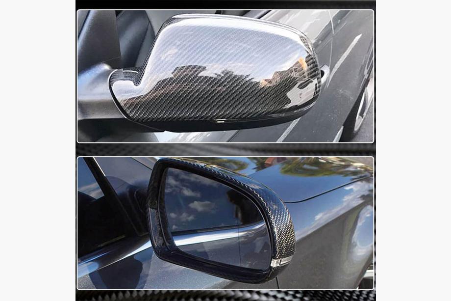 Audi A4 B8 2007–2015 Kryty zrkadiel Replacement Style (Karbon) V2 Fotografia 4