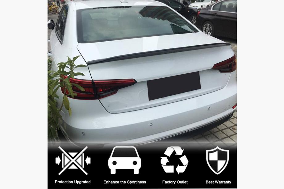 Audi A4 B9 2015–2024 Spojler V3 (pre Sedan, karbón) Fotografia 3