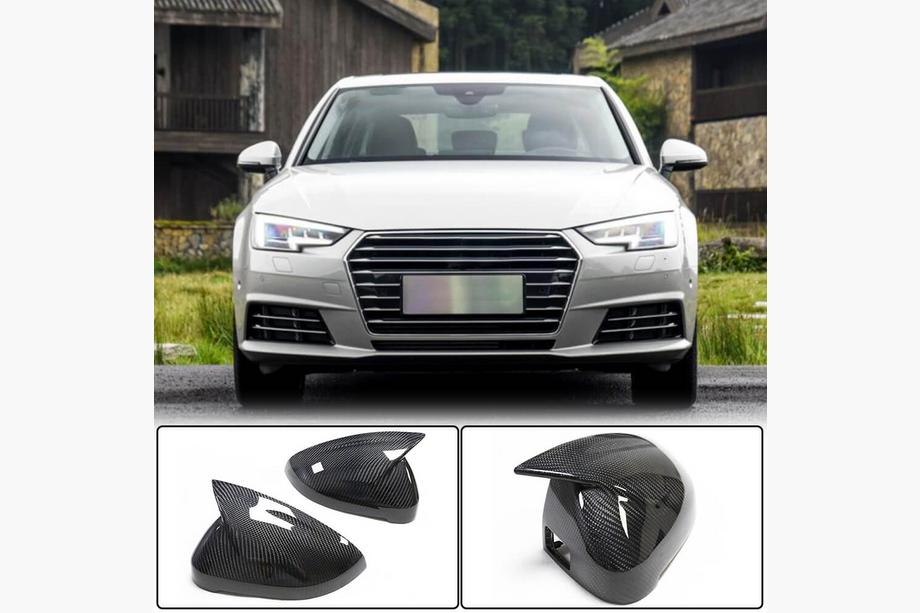 Audi A4 B9 2015–2024 Kryty zrkadiel, pár, LHD náhrada (Carbon) V1 Fotografia 1