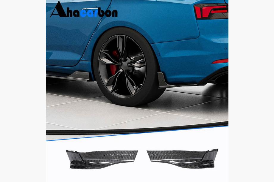 Audi A5 2016–2025 Nadstavce na zadný nárazník Flap (pre S-Line 2016-2020, karbón) Image