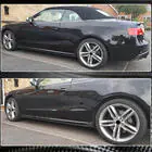 Audi A5 2007–2015 Bočné prahy (Kupé/Kabriolet, karbón) fotografia 3
