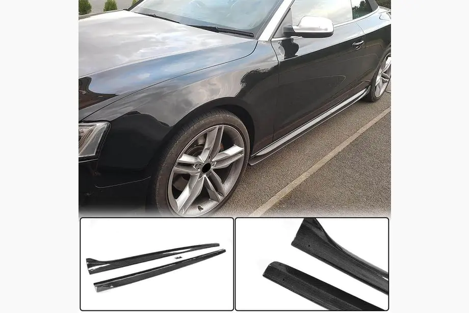 Audi A5 2007–2015 Bočné prahy (Kupé/Kabriolet, karbón) Image