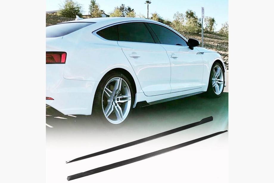 Audi A5 2016–2025 Bočné prahy 2016-2020 V2 (pre Sportback, karbón) Fotografia 1