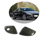 Audi A6 C8 2018–2025 Kryty zrkadiel Replacement Style (Karbon) V2 fotografia 1