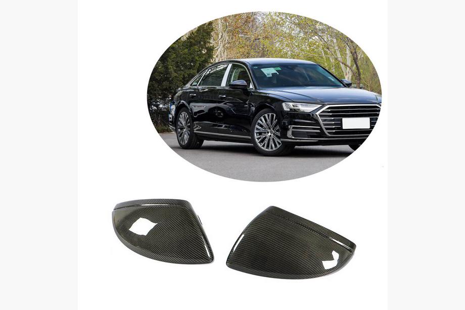 Audi A6 C8 2018–2025 Kryty zrkadiel Replacement Style (Karbon) V2 Image