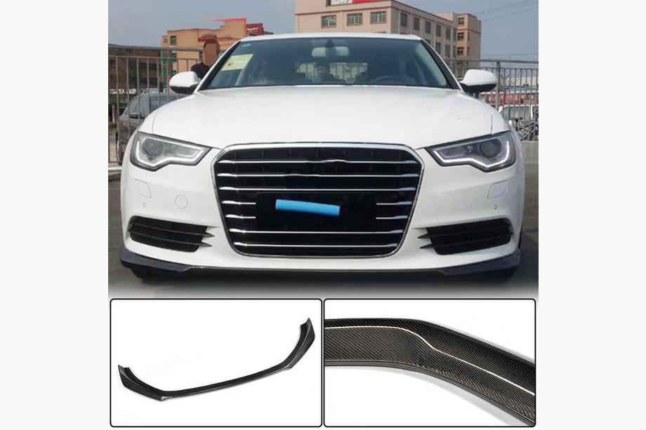 Audi A6 C7 2011–2017 Karbonový lip na predný nárazník (pre Base 2012-2015) Image